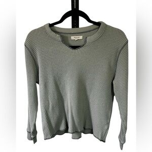 Madewell Thermal Top Sz Med